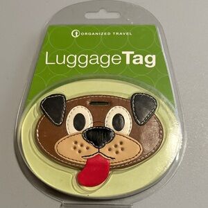 Brown Dog Luggage Tag